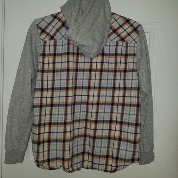 Orange/Blue Flannel Jacket - Picture 2 of 3